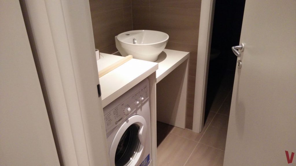 Mobile lavatrice Milano Monochic