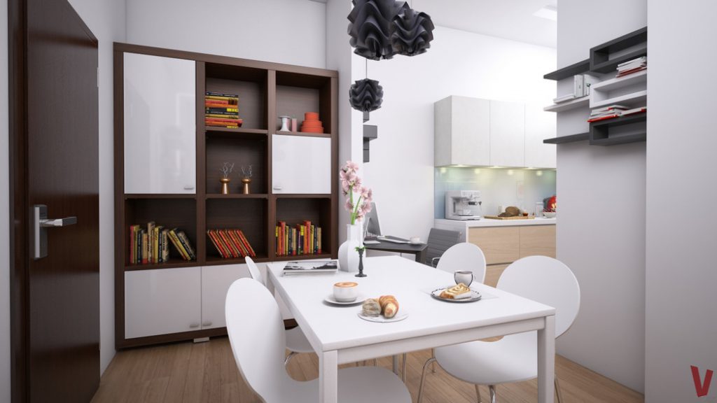 Rendering soggiorno Modern Loft